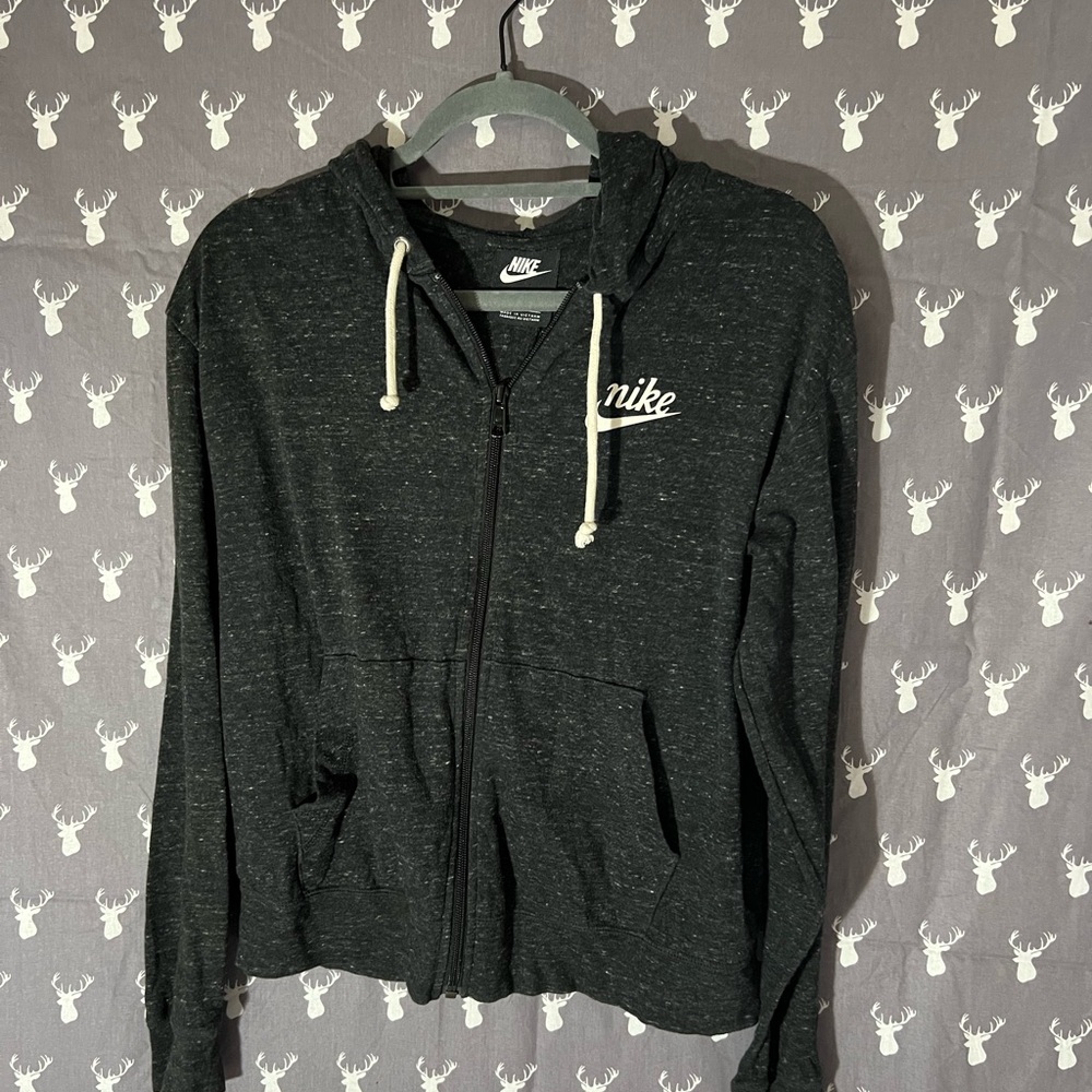Nike Black Zip-Up Hoodie